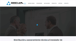 Desktop Screenshot of gesclival.com