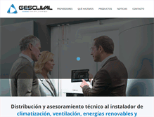 Tablet Screenshot of gesclival.com